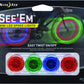Nite Ize See'Em Mini Spoke Lights - 4 Pack - Assorted