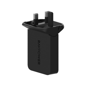 RavPower PD 60W USB-C Foldable Wall Charger - Black