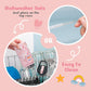 Buzio Kids Bottle with Straw Lid | 2 Pack 500ML - Unicorn+Dinosaur