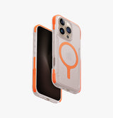 Uniq Hybrid Iphone 16 Pro Magclick Charging Combat Active - برتقالي فولط (برتقالي فولط)