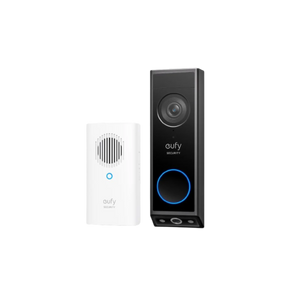Eufy Video Doorbell E340 Kit With Chime 2K Dual Cameras -Black