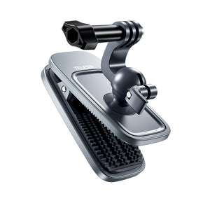 Telesin Magnetic And 360 Rotary  Backpack Clip Mount for Action Cameras