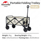 Naturehike (light) folding trolley - Khaki