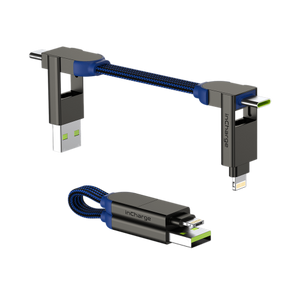 Rolling Square inCharge X 6 in 1 Cable - Blue