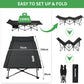 Naturehike Xingye Outdoor Folding Camp Single Bed 190x70x36 - Black