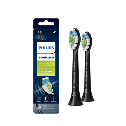 Philips Sonicare Diamond Clean Replacement Brush Head -Black