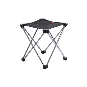 Naturehike Outdoor aluminum alloy folding stool - Black