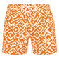 Logan Lightweight Swim Shorts Orange Echo