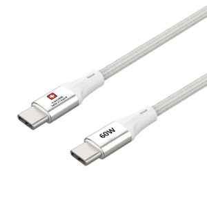 Swiss Military Type C To Type C 1M 60W Premium Cable White