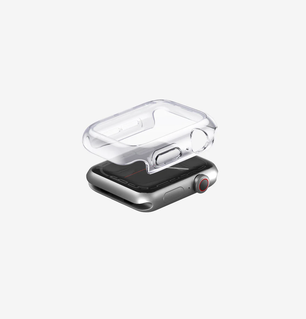 Uniq Garde Hybrid Watch Case With Screen Protection 41mm Dove Clear