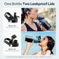 Buzio Duet Series Water Bottle with 2 Lids and Sleeve 1L - Indigo Crush