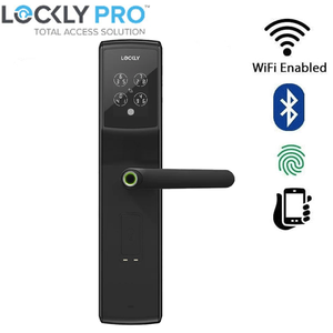 Lockly Secure Lux Mortise Edition - Matte Black