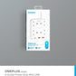 مومكس ONEPLUG شريط طاقة بأربع مقابس مع USB (أبيض)