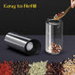 Electric Salt and Pepper Grinder Set USB Rechargeable-Black