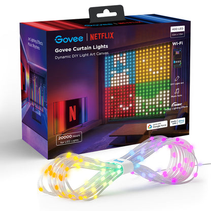 مصباح Govee الستائري LED (1.5 م × 1.5 م) - H70BC