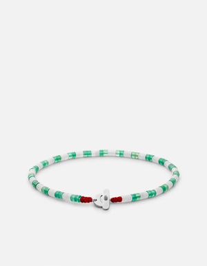 سوار من الكاي أجاتا، فضة استرليني-أخضر