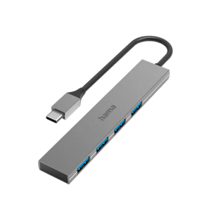 Hama 4-in-1 USB-C Hub, USB 3.2 Gen1, 5 Gbit/s - Anthracite