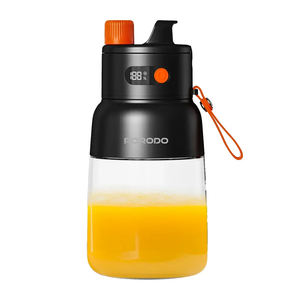 Porodo Lifestyle Blend & Sip Portable Blender - Black/Orange