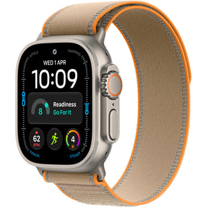 Apple Watch Ultra 4 GPS + Cellular 49mm Natural Titanium Case with Sand Trail Loop - M/L