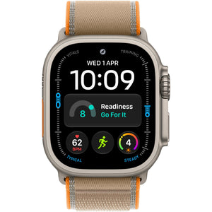 Apple Watch Ultra 4 GPS + Cellular 49mm Natural Titanium Case with Sand Trail Loop - M/L