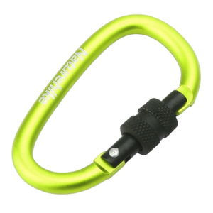 Naturehike 8cm d-type multifunctional hang buckle with lock - Yellow