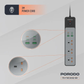 Porodo 3AC | 45W | 3000W Power Strip