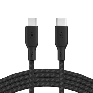 Belkin Boostcharge Usbc To Usbc Braided Cable 100W Pd 2M Black