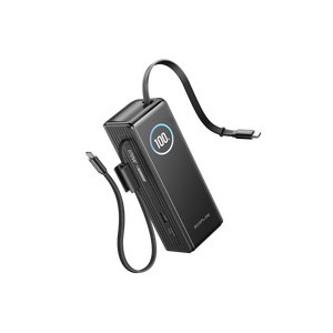 باور بانك إيكوفلو RAPID بسعة 25,000 مللي أمبير، 170 واط – أسود