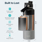 Buzio Duet Series Water Bottle with 2 Lids and Sleeve 1.2L - Shadow