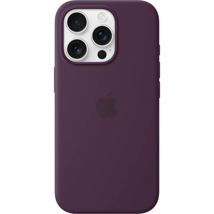 Apple iPhone 16 Pro Max Silicone Case with MagSafe - Plum