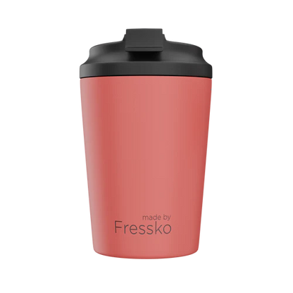Fressko Camino 340ml / 12oz Cup - Stainless Steel - Coral