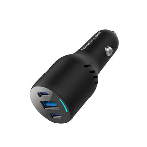 Powerology Triple Ports Car Charger - Black