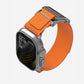 AULUMU A11 Mag Buckle Slim Band for Apple Watch 42/44/45/49mm - Luminous Orange