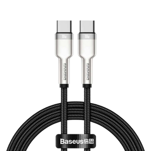 Baseus Cafule Series Metal Data Cable Type-C to Type-C 100W 1m Black