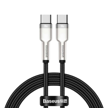 Baseus Cafule Series Metal Data Cable Type-C to Type-C 100W 1m Black