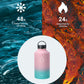 Buzio Trio Series Water Bottle with 3 Lids and Sleev 1.9L - Bubble Gum