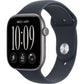 Apple Watch Series 12 GPS + Cell 46mm Space Grey Aluminium Case with Navy Blue Sport Band M/L