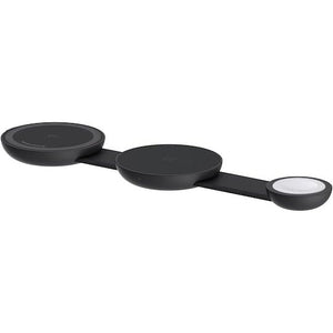 Anker MagGo Wireless Charging Station (3-in-1, Foldable Pad) with Adapter and Cable - Black