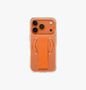 Uniq Hybrid Iphone 17 Pro Max (2025) 6.9 Magclick Charging Heldro Air - Volt Orange