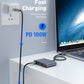 LZEL HubTrio Nexus 3-in-1 USB-C Hub 100W 4K 10Gbps – Black