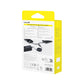 Baseus Bright Mirror Series One-for-two Fast Charging Data Cable Type-C to C+C 100W 1m Cluster Black