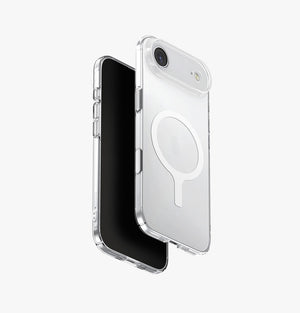 Uniq Iphone 17 Air (2025) 6.6 Magclick Charging Airsuit - Glossy Clear/white