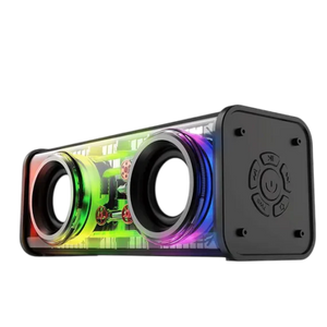 XPower MBS14 RGB LED Bluetooth 5.0 Speaker 1800mAh Battery - Black