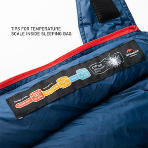 Naturehike Cicada Wings Down Square Sleeping Bag - Navy