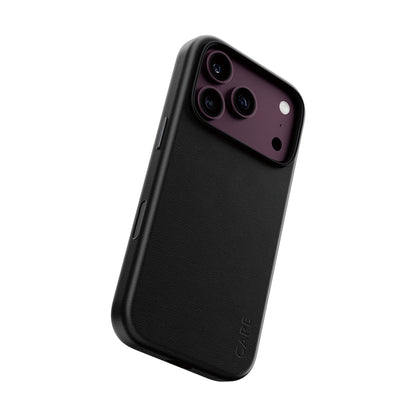 CARE by PanzerGlass Solo Vegan Leather Case Black w. MagSafe iPhone 18 Pro