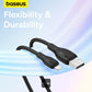 Baseus Pudding Series Fast Charging Cable With High-Speed Data Transmission USB-A to Lightning 12W 2.4A  2M - Black