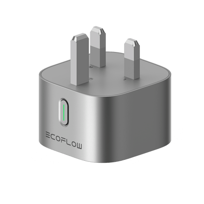 إيكو فلو مقبس ذكي لمراقبة والتحكم في استهلاك الطاقة للأجهزة - فضي