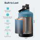 Buzio Duet Series Water Bottle with 2 Lids and Sleeve 2.5L - Shadow