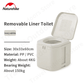 Naturehike Detachable Liner Toilet - White