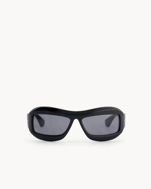 BLACK ACETATE BLACK LENS PT-3101 - ZARIN